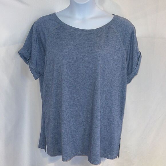 Simple tee Cuffed blue tunic tee size 2XL - Picture 10 of 10